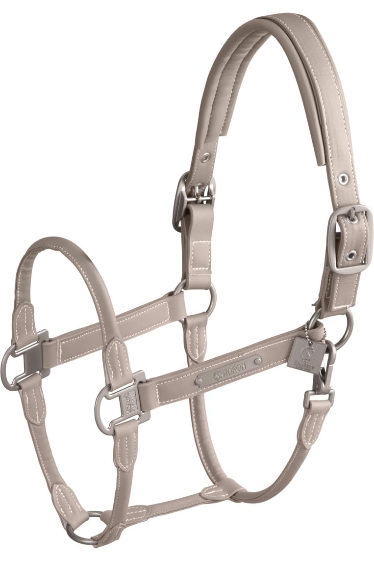 ESKADRON Leather Double Pin taupe