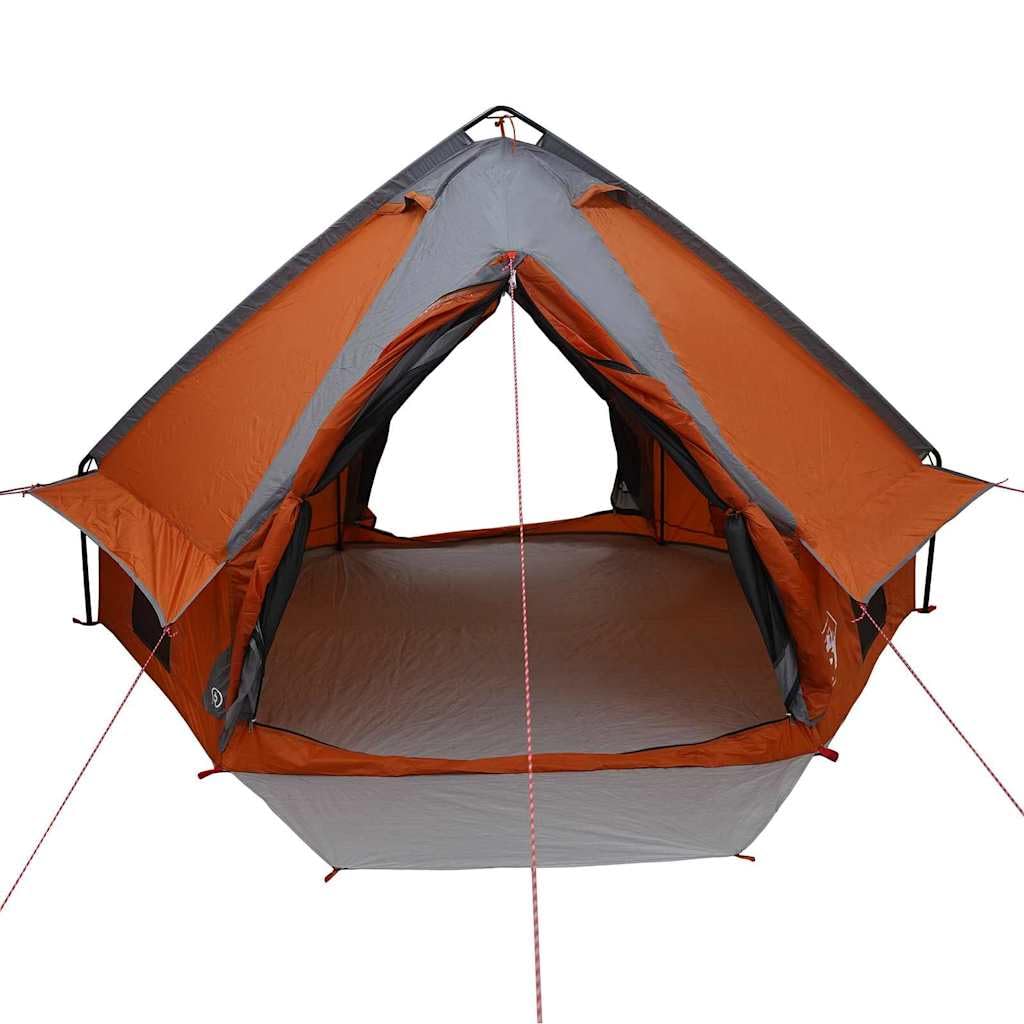 Nowoczesny namiot Teepee dla 10 osób w kolorze zielonym i białym, 490 x 410 x 210 cm, z poliestru 185T o strukturze tafty, łącznie z drążkami, linami napinającymi, śledziami i torbą do noszenia
