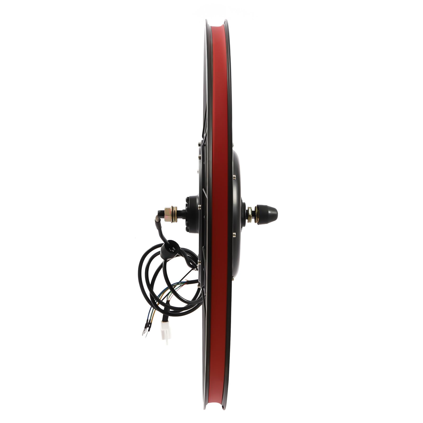 Kit de conversion de vélo électrique 26 pouces 48 V 1000 W pour roue avant, kit de conversion de vélo électrique avec moteur à moyeu sans balais, sacoche de contrôleur, poignée d'accélérateur, poignée