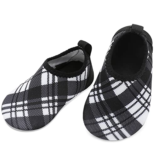 Infant Baby Boys Girls Canvas Sneaker Toddler Slip On Anti Skid Newborn First Walkers Water Shoes for 0-18 Months Purple 6-12 Months