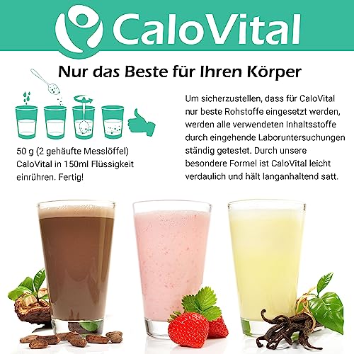 Trinknahrung hochkalorisch für Gewichtszunahme | Kohlenhydrate & Eiweiß als Kalorien Shake | Hochdosiert mit vielen Vitaminen | CaloVital - Premium Qualität aus Deutschland (Cookies & Cream 500g)