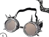 PARTILANDIA Gafas de Steampunk Plata