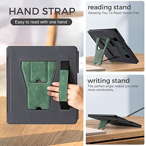 Cobak Case For Kindle Scribe With Two Viewing Angles - All New Pu Leather Cover With Auto Sleep Wake, Pen Holder, Hand Strap Feature For Kindle Scribe 10.2" 2022 Released #TOP4