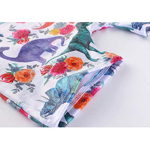 Image of HOZIY Gymnastics Leotards for Girls Unicorn Aurora Rainbow Mermaid Dinosaur Cupcake Sparkle Biketard Toddlers Kids Children