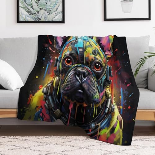 Manta de franela de 180x200 cm mullida con patrón 3D para cama y sofá toda estación 3