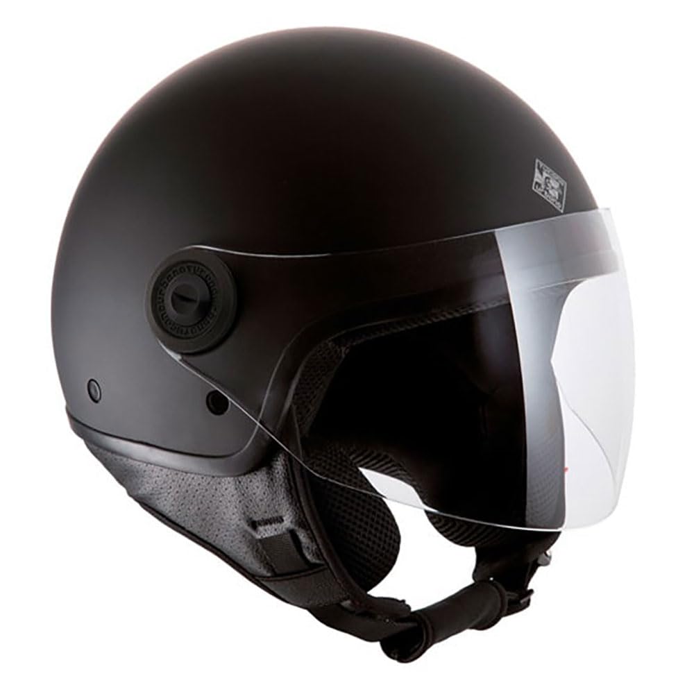 Tucano Urbano EL'JETTIN 6.0 Demi Jet Casco Moto in Policarbonato - Fit Scooter, Calotta XS-M-L-XXL, Estate/Inverno, Omologato ECE 22.06 - Grigio Opaco TAGLIA L