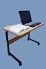 Laptop Stand and Desk Height Adjustable Wheeled Oval Edge (80 LICK COFFEE TABLE)
