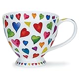 tasse mit england flagge 450 ml Kapazität DUNOON Fine Bone China Skye Tasse  Made in England - Warm Hearts
