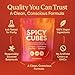Spicy Cubes Gummy, Intimacy Gummies with Muira Puama, Chili Pepper, Maca& Epimedium for Promote Hormone Balance, Vegan, Peach Flavor – 30 Gummies