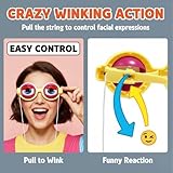 Zoom IMG-2 crazy winking eye glasses 2pcs Zoom IMG-2 crazy winking eye glasses 2pcs