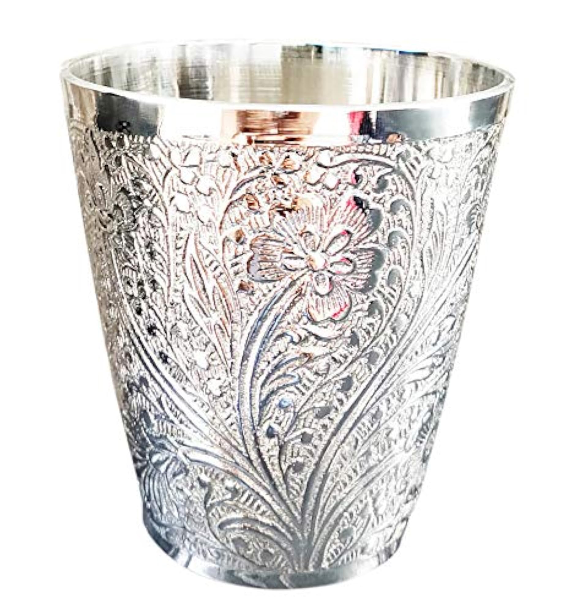 Brass Glasses 220ml, Silver