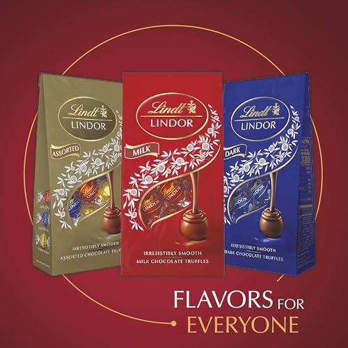 Image of Lindt Lindor Double Chocolate Truffles & Candy with Smooth, Melting Truffle Center, 5.1 Oz
