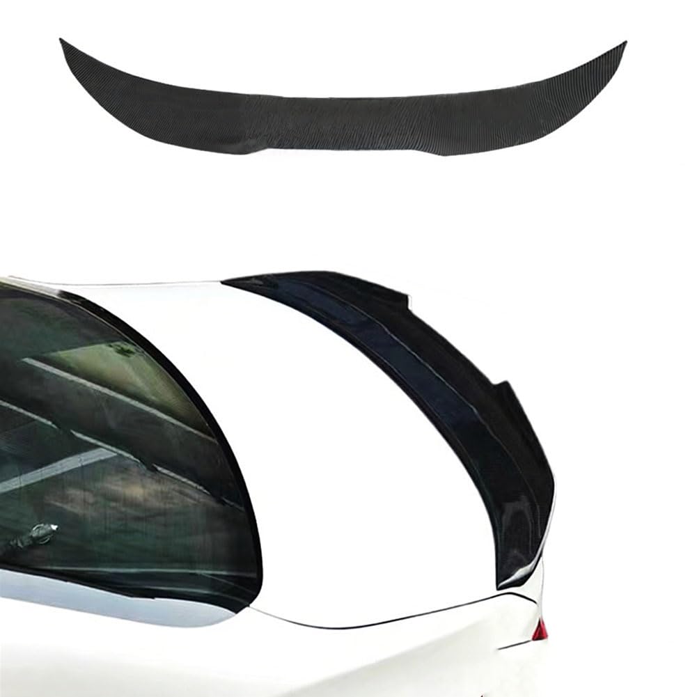 Kompatibel für BMW 3 Series F30/F35 PSM 2012–2018, Auto-Heckspoiler, Festem Windabweiser, Hinteren Kofferraum-Dach-Sport-Splitter,Black