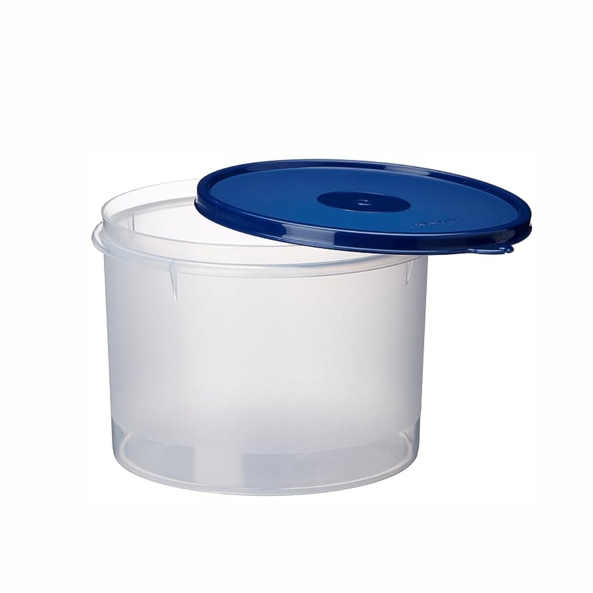 SignoraWare Storewell Stainless Steel Jumbo Storage Round Container, 2.5 Ltr.|Airtight|Food grade|Pantry & freezer storage|Besan,Maida,Nuts, sugar|Stackable|Space saving|(Assorted Color)