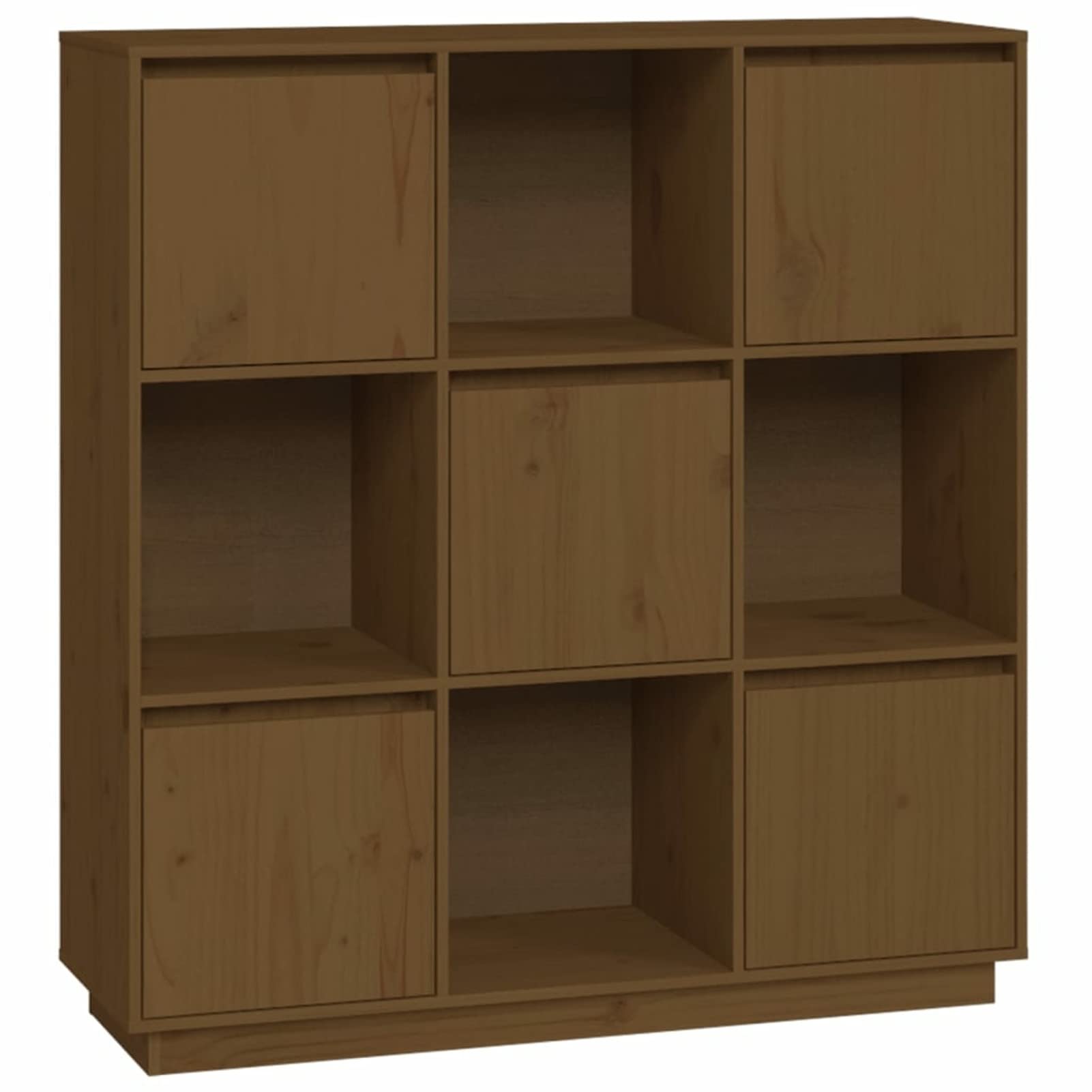 Aparador Alto de Madera Maciza de Pino - Estilo Moderno y Espacioso para Decoración de Interiores