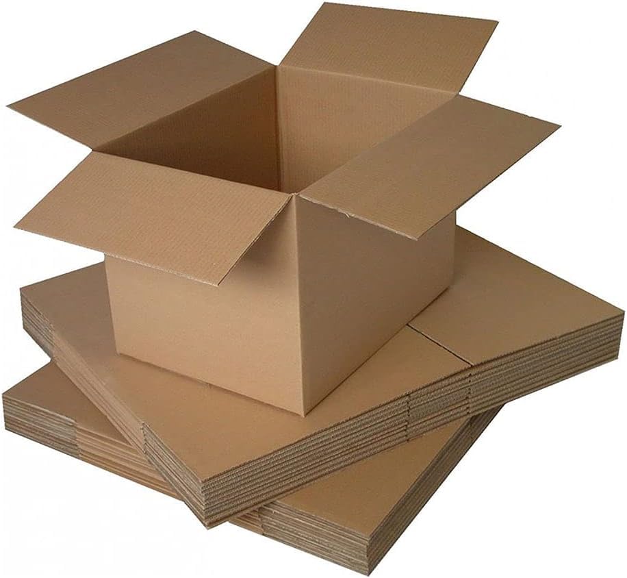100 x Single Wall 12" x 9" x 6" Inch (30.5 x 22.9 x 15 cm) Cardboard Small Box, Royal Mail Small Parcel Size Mailing Postal Boxes, Durable & Perfect for Any Online Business, Bulk Discount Price