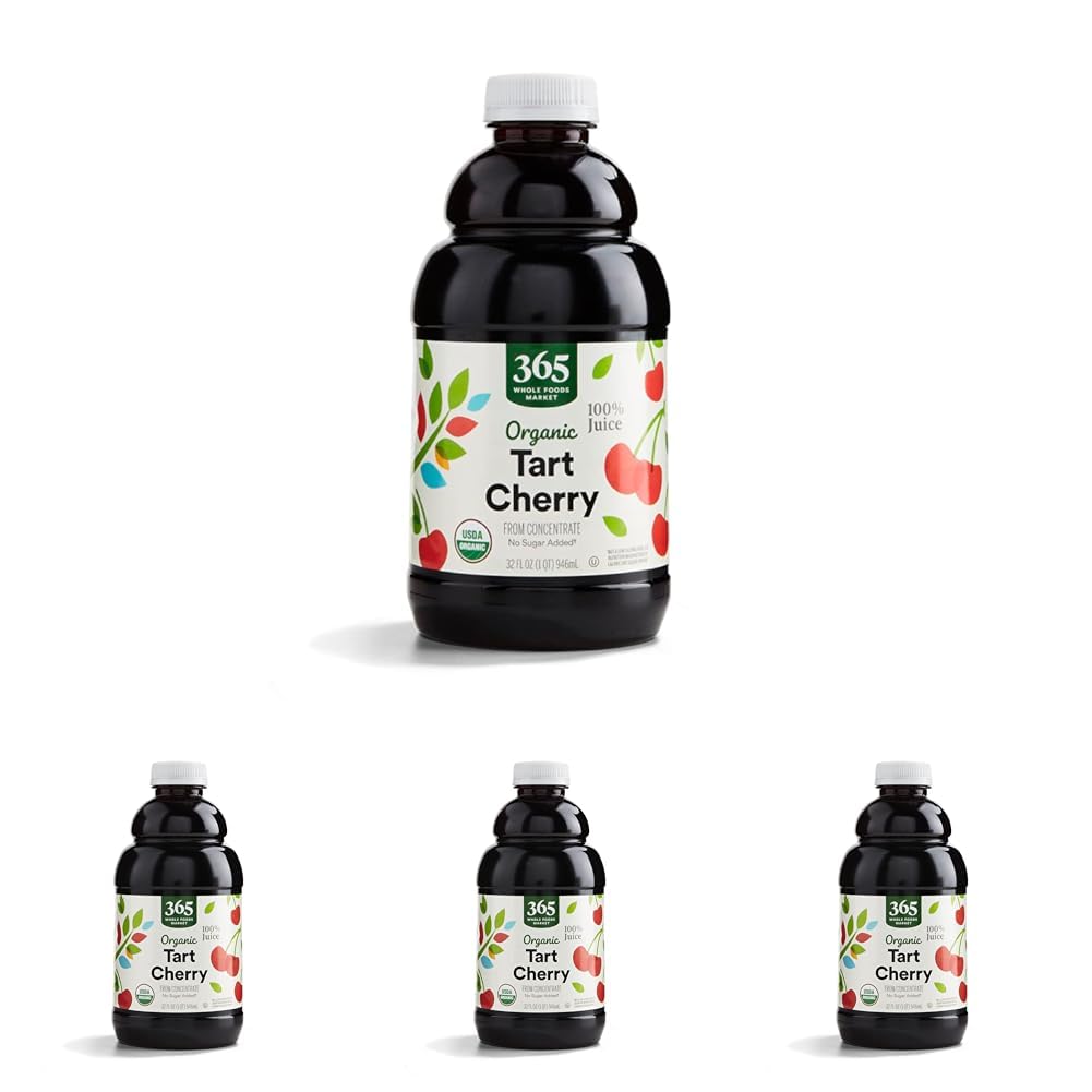 Organic Tart Cherry Juice, 32 Fl Oz (Pack of 4)