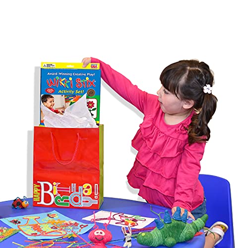 Arts And Crafts For Kids Activity Set With Playboard And Booklet, Non-Toxic, Waxed Yarn, Fidget Toy, Reusable Molding And Sculpting Playset, 84 Count, American Made By Wikki Stix #TOP1