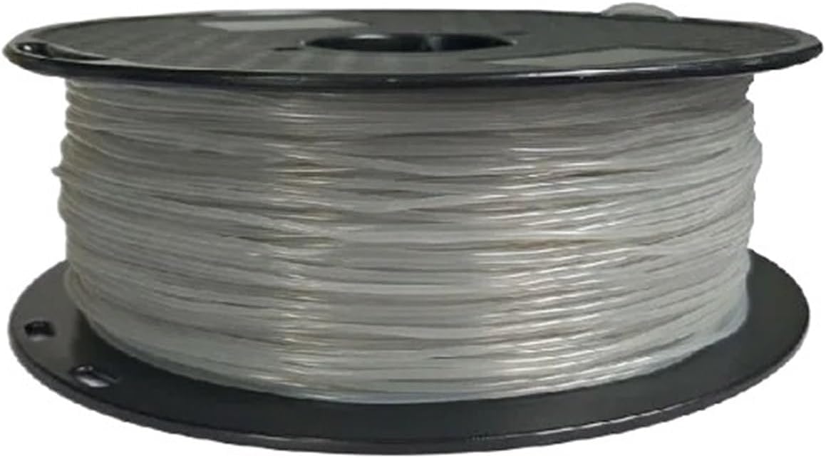 20 Colori High Speed 3D Printer Filament Flexible TPU 1.75mm 1kg Rainbow Filament Glow in The Dark Trasparent Filament Clear TPU Soft(Trans-Green 1kg)