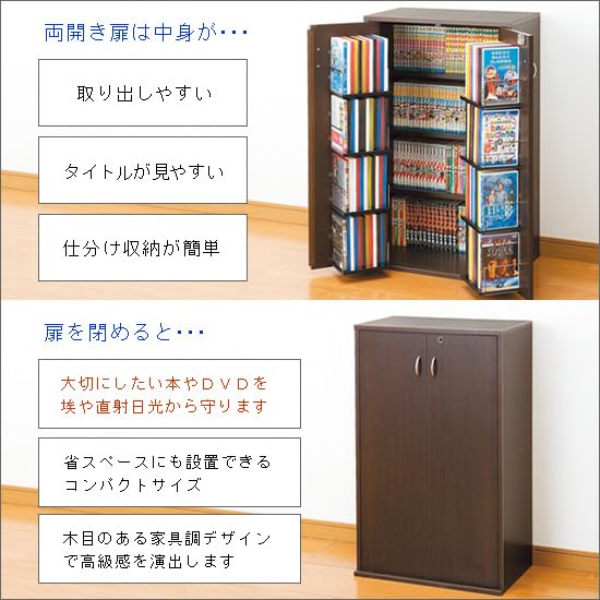 AVラック CD・DVD収納棚 メディア収納棚 キャビネット 若月製作所 AVラック CD・DVD収納棚 メディア収納棚 キャビネット 若月製作所