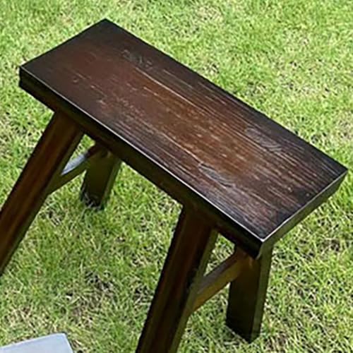 Tabouret en bois rectangulaire léger 23 cm polyvalent pour maison - 3