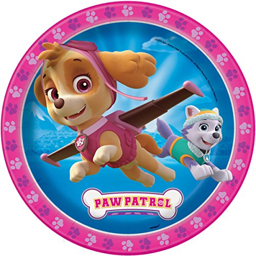 Girl Pups Pink Paw Patrol Skye Everest Birthday Party Supplies Bundle Pack For 16 Guests (Plus Party Planning Checklist By Mikes Super Store) #TOP1