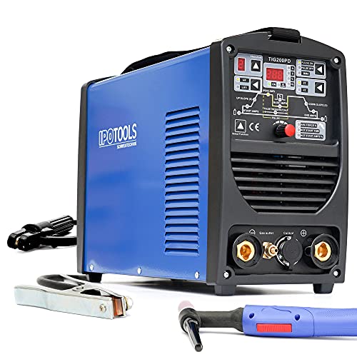 ▲TECNOLOGIA TIG DC: grazie alla tecnologia DC, puoi saldare facilmente metalli come acciaio, acciaio inossidabile, titanio, rame e leghe di rame