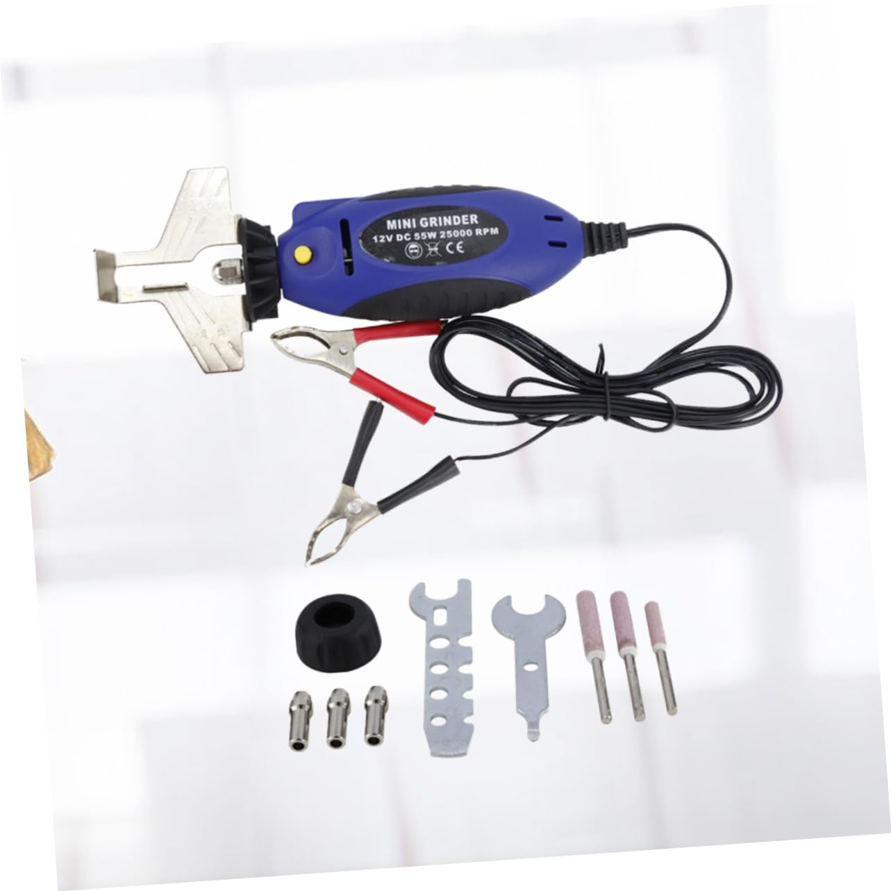 Mipcase Affilatrice Per Catene Elettrica Da Strumento Portatile Per Affilatura Manuale Con Chiave e Pietra Abrasiva Comodo Da Impugnare e Resistente