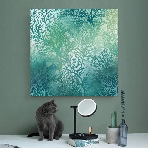 Toile murale abstraite sans cadre pour sublimer un mur vide - 4