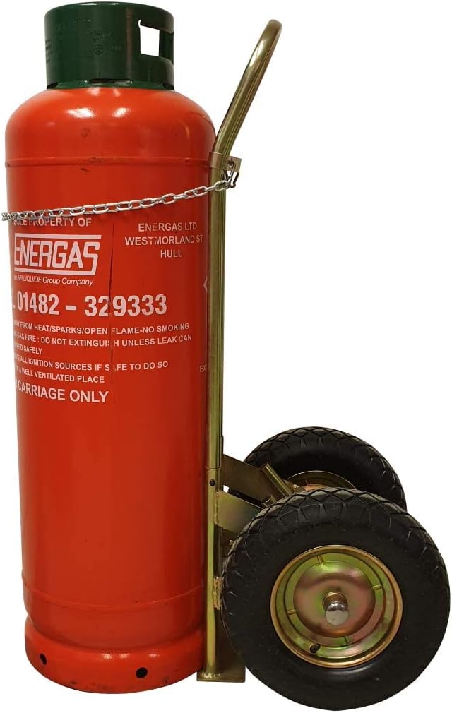 HEAVY DUTY CALOR GAS CYLINDER HAND TRUCK BOTTLE TROLLEY INDUSTRIAL UP