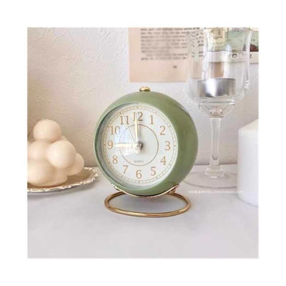 Bp7gVw5sP Loud Alarm Clocks Desk Multifunctional Alarm Clock(Green)