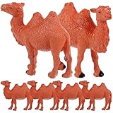 Chameau : chaque figurine de chameau a un aspect réaliste qui ressemble à un chameau dans le désert. Vous pouvez utiliser ces figurines d'animaux à différentes occasions, par exemple à la maison, bureau, dans votre chambre, comme décoration de gâteau, pour une collection, etc.