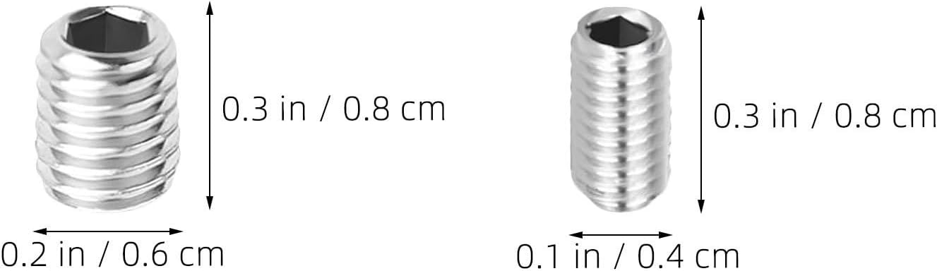 Unomor Refrigerator Door Handle Screw with Tool Set, 18pcs W11366418