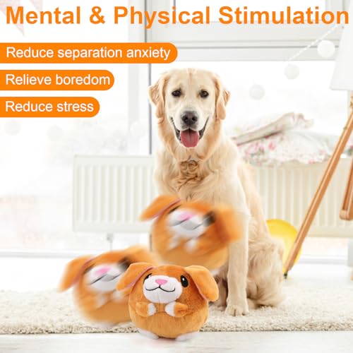 Juguete interactivo de peluche para perros pequeños y medianos miniatura 2