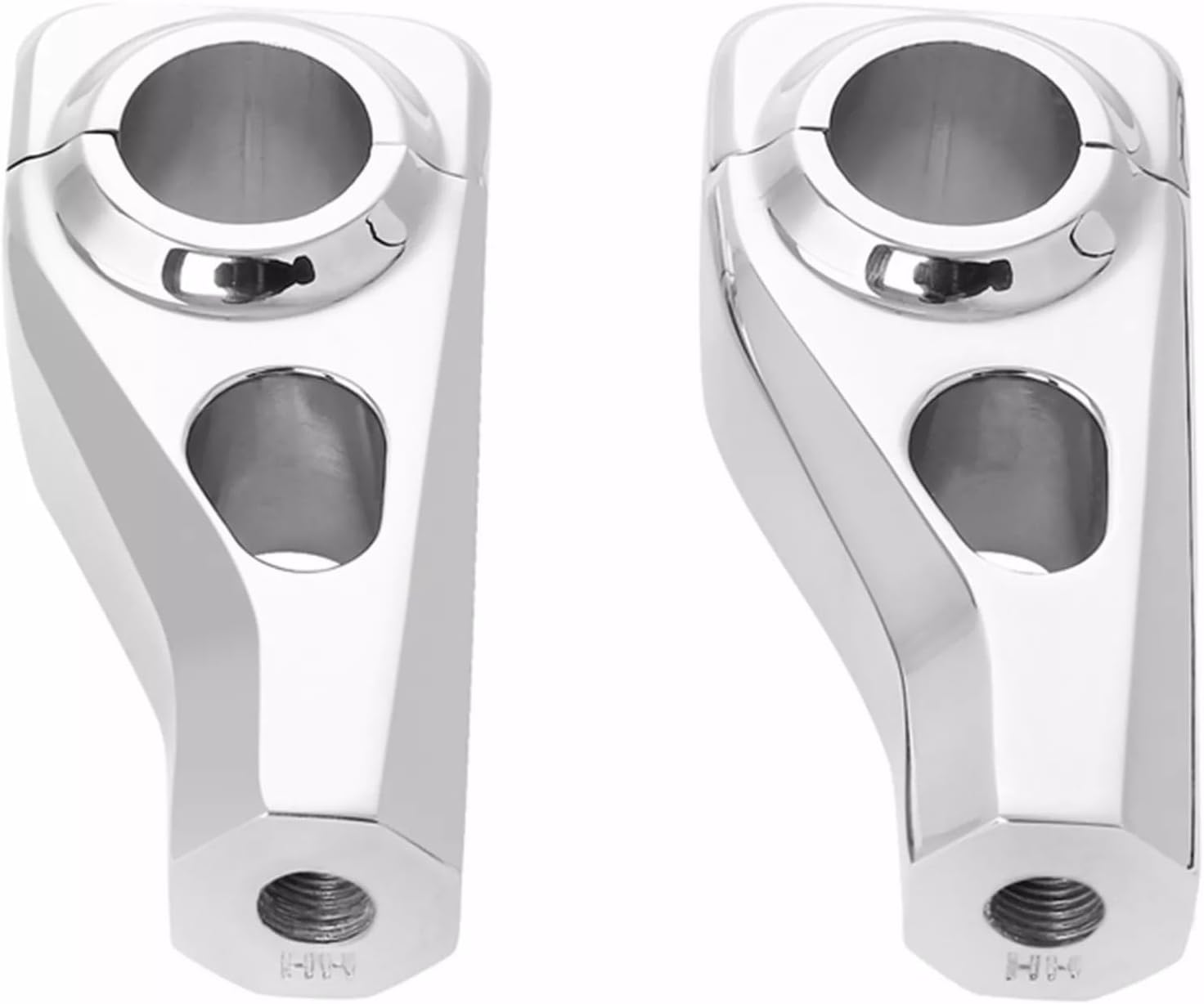 CUSTOM CHROME CCI 3" Handlebar Top Risers Fit For All 1" dia. Handlebar Harley Touring Road King Street Glide Sportster XL883 1200 Honda VTX Kawasaki Vulcan 900 Suzuki Boulevard Yamaha V-Star