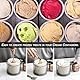 4er-Set Behälter für Ninja CREAMi Ice Cream Maker Eismaschine NC300EU NC300EUCP NC300 NC301 Serie, Tubs Becher mit Deckel Zubehör, BPA-frei, Spülmaschinenfest, Auslaufsicher (Blau/Rosa/Limette/Grau)