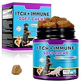 Articles à mâcher pour soulager les allergies des chiens : nos articles à mâcher contiennent une combinaison de curcuma, de quercétine et de bromélaïne avec de puissantes propriétés anti-inflammatoires, antihistaminiques et antioxydantes. Ils aident à soulager les allergies saisonnières, alimentaires ou environnementales et soulagent les symptômes tels que le léchage des pattes, les démangeaisons, la mastication et les griffures, les irritations, les zones chauves, les éruptions cutanées et les points chauds et maintiennent les niveaux d'histamine normaux.
