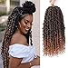 Passion Twist Hair - 8 Packs 14 Inch Passion Twist Crochet Hair For Black Women, Crochet Pretwisted Curly Hair Passion Twists Synthetic Braiding Hair Extensions (14 Inch 8 Packs, T30)