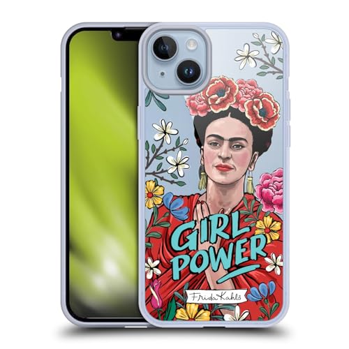 Head Case Designs Licenciado Oficialmente Frida Kahlo Poder de Las niñas Arte y Cotizaciones Caso Funda de Gel Suave Compatible con Apple iPhone 14 Plus