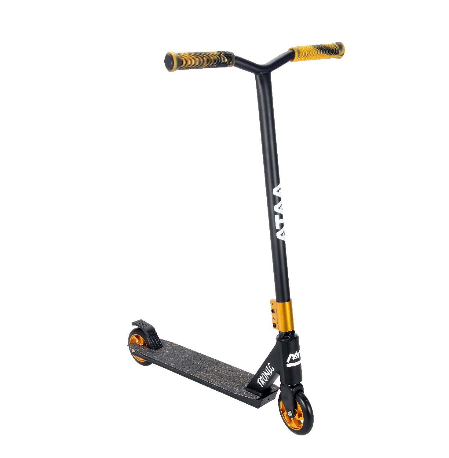 Trottinette Freestyle, Trottinette Solide avec Roues 110 mm et Guidon en Acier Ultra résistant, Trottinette acrobatique pour Skatepark avec stucture et Guidon Robuste