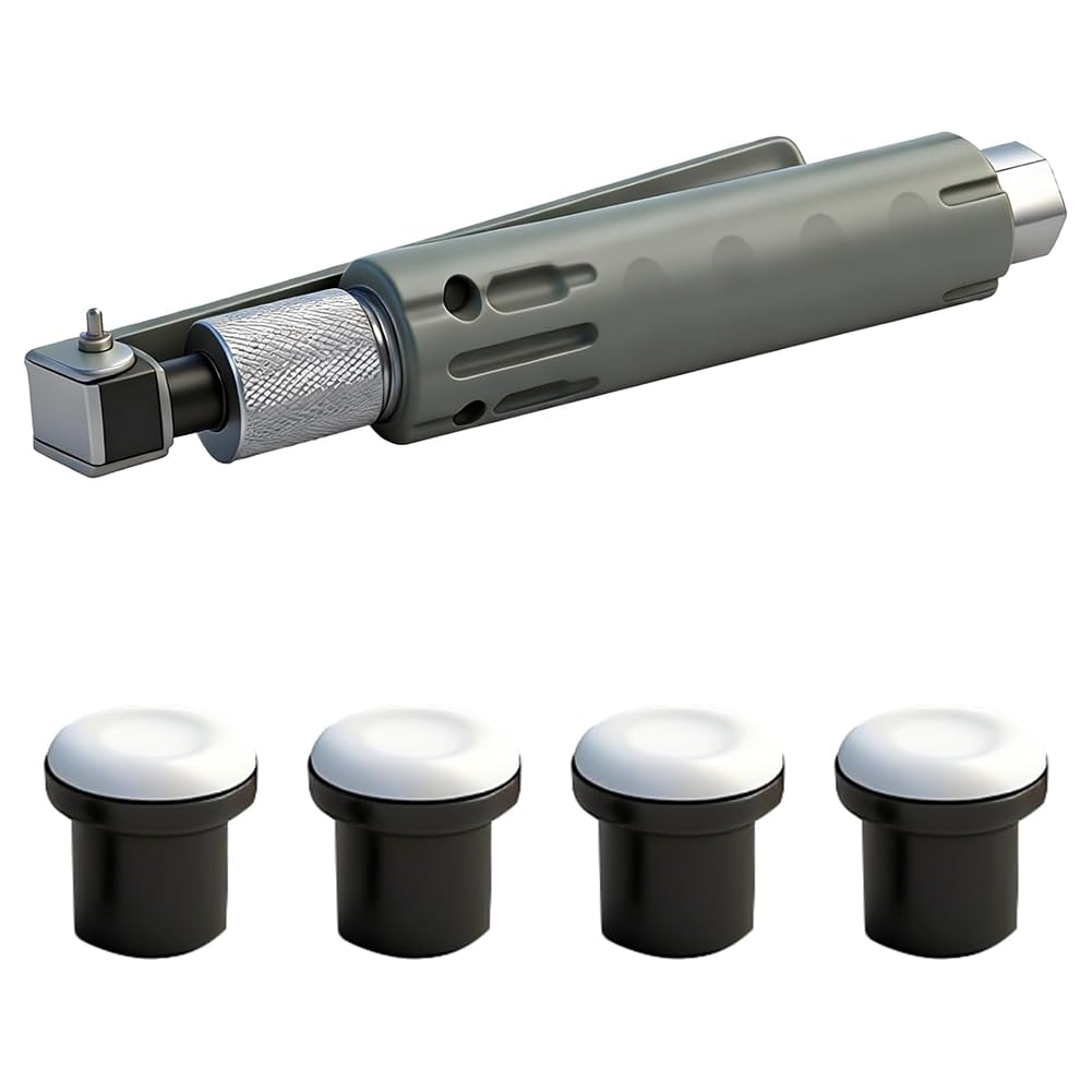 Jnchdghwa As Shown Portable Sandblasting Head Kit Spring Trigger With 4 Ceramic Nozzles Anti-Slip Grip For Spot Sandblaster