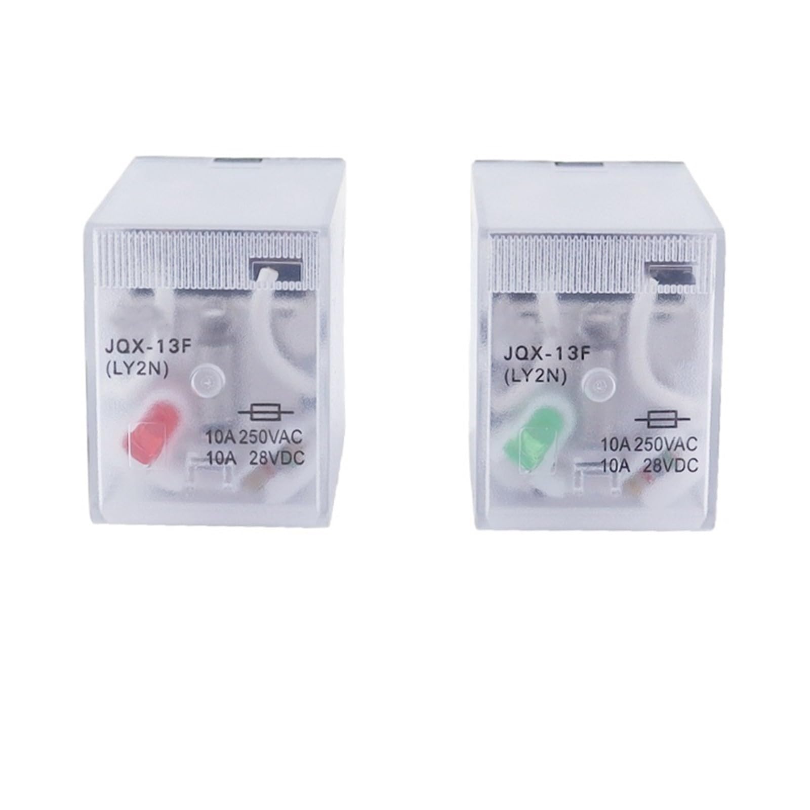 Relé de potencia de bobina de 220/240 V CA, 10 A, 8 pines, LY2NJ, HH62P, HHC68A-2Z, JQX-13F, con base de zócalo(DC,48V)