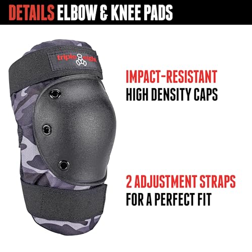 Image of Triple Eight Saver Series 3-Pack Pad Set- Ideal for Skateboarding, In-line Skating, Roller Skating, and Biking