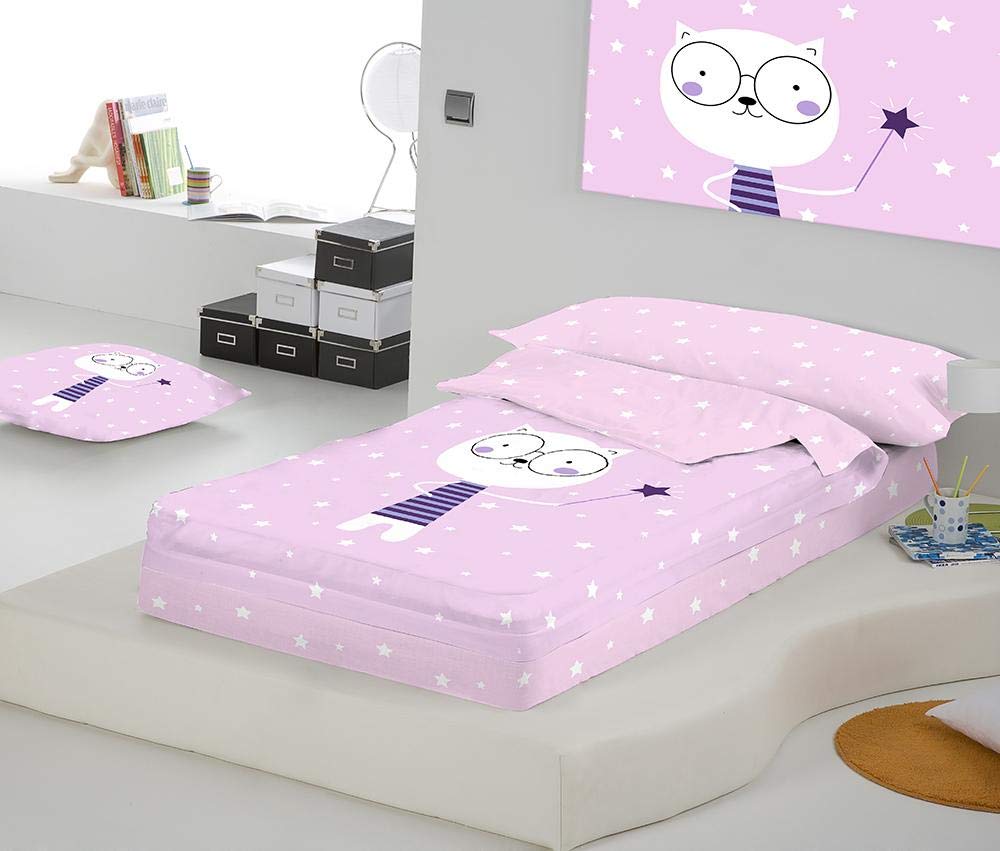 Saco nordico con Relleno Clara Cama 90 x 190 Saco Unido a la Bajera con Cremallera. con Relleno nórdico.