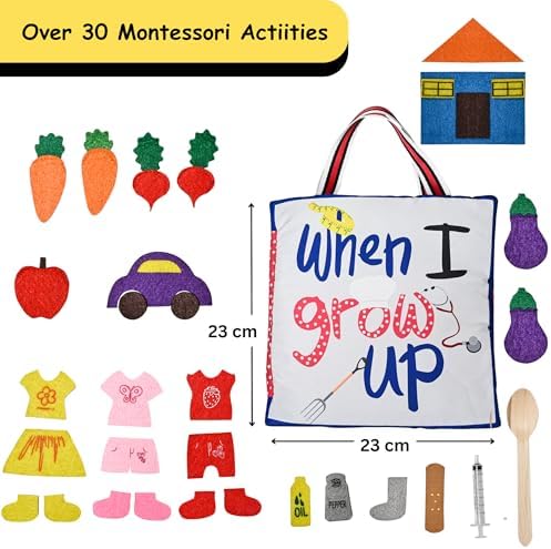 When I Grow Up - Quiet Book about Professions