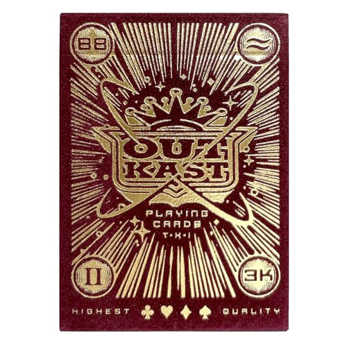 theory11 Outkast Premium Playing Cards, Poker Size Standard Index, Luxury Playing Cards