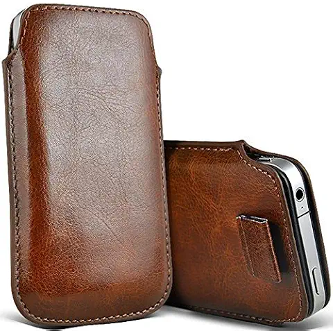 Digi Pig® Simple Easy Access Durable Phone Case Protection for Doro Mobiles (1360 -BROWN) Cover