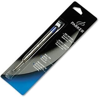 Refil de caneta esferográfica Ballpoint ou todas as canetas esferográficas Parker, ponta média, tinta azul PAR30326