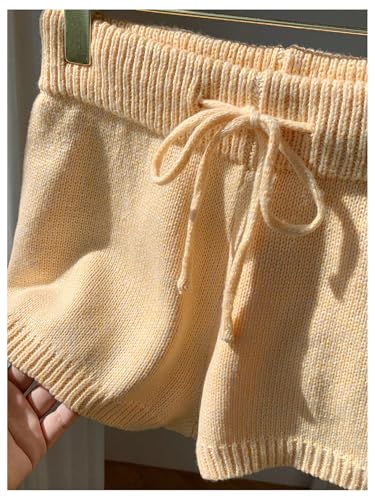 Image of MakeMeChic Women's Mini Micro Shorts Y2k Booty Shorts Sleep Pajama Bottoms