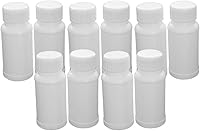 Vista 1 de Bettomshin 10 botellas de plástico de polietileno de alta densidad de 2.0 fl oz (grado alimenticio), botella de fluoruro de laboratorio de boca